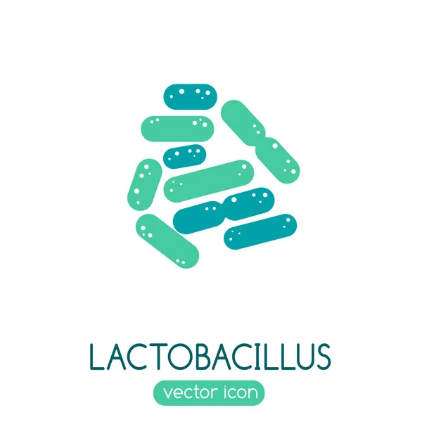 Ikone des Lactobacillus acidophilus — Stockvektor