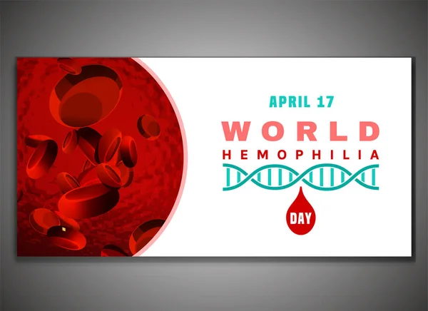 Всесвітній день hemophlia — стоковий вектор