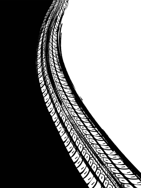 Arrière-plan des pneus Grunge — Image vectorielle