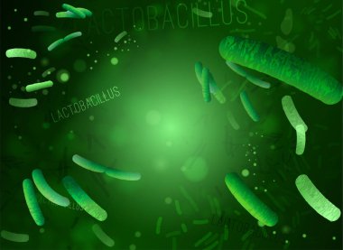 Lactobacilluses background image clipart