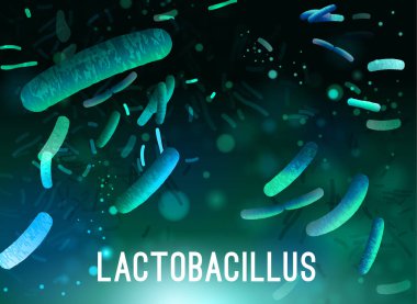 Lactobacilluses arka plan görüntüsü