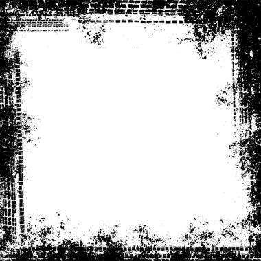 Grunge lastik çerçeve arka plan
