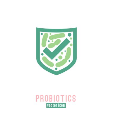 Lactobacillus Probiotics Icon clipart