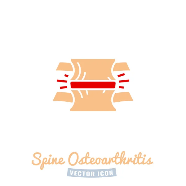 Osteoarthritis icon for medical design — Stock Vector