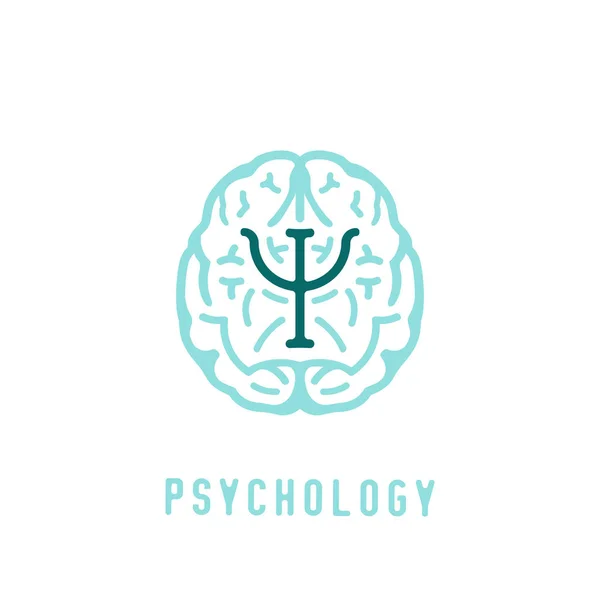 Psykolog, psykoterapeut ikon — Stock vektor