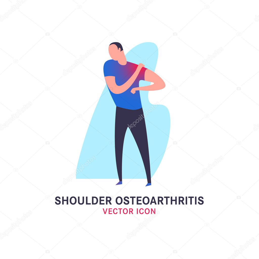Shoulder osteoarthritis icon