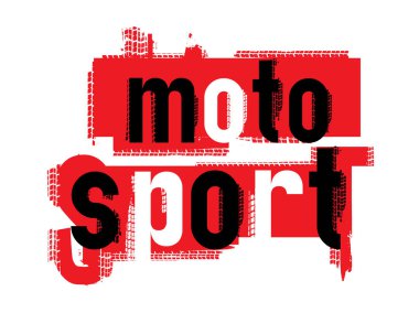 Off-Road motosport grunge yazı