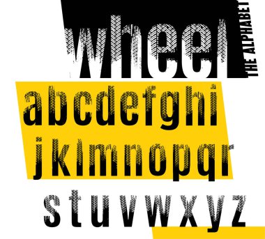 Lastik Font Tekerlek düşük kasa