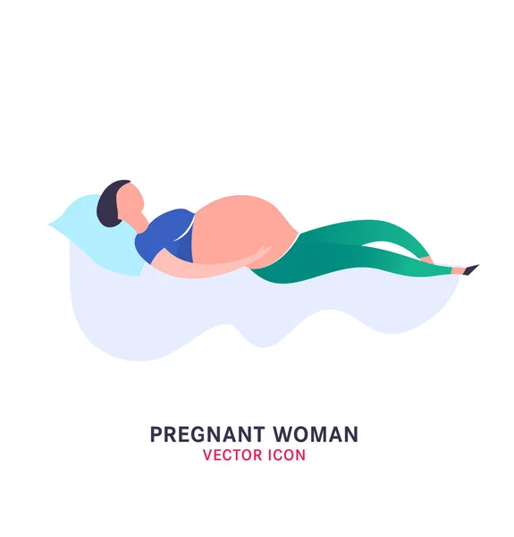 Schwangere Ikone — Stockvektor