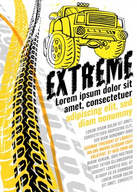 Grunge Lastik Posteri