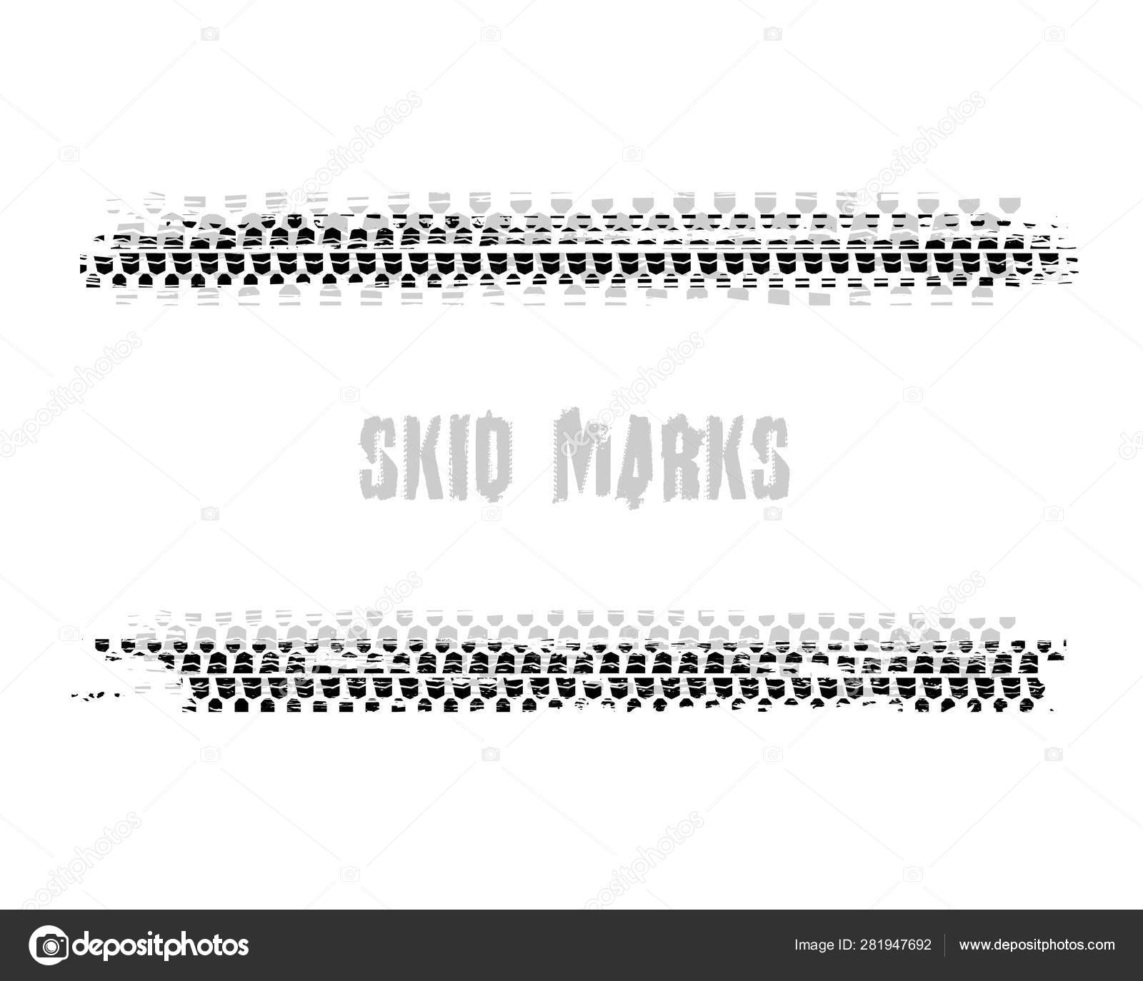 Automobile tire tracks Vector Image by ©annyart #281947692