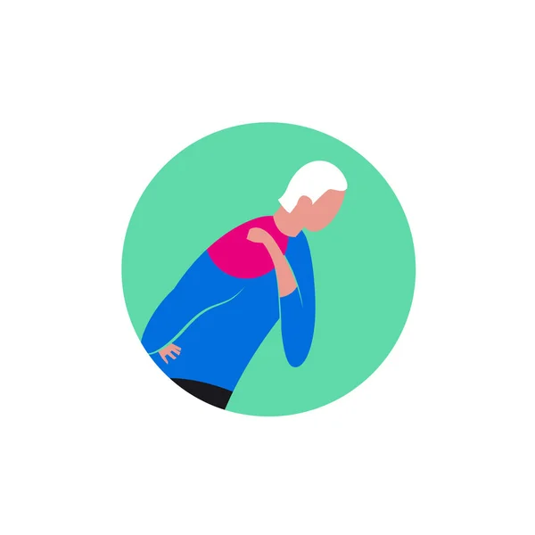 Shoulder osteoarthritis icon — Stock Vector