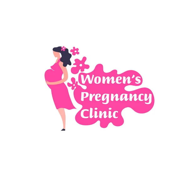 Schwangerschaftsklinik für Frauen — Stockvektor