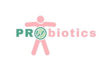 Lactobacillus Probiyotikler Tipografik Simge