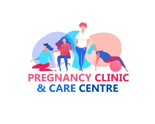 Image de la clinique prénatale — Image vectorielle