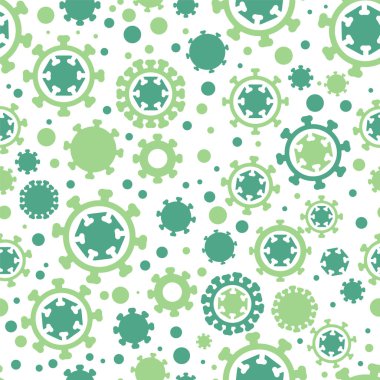 Rotavirus seamless pattern clipart