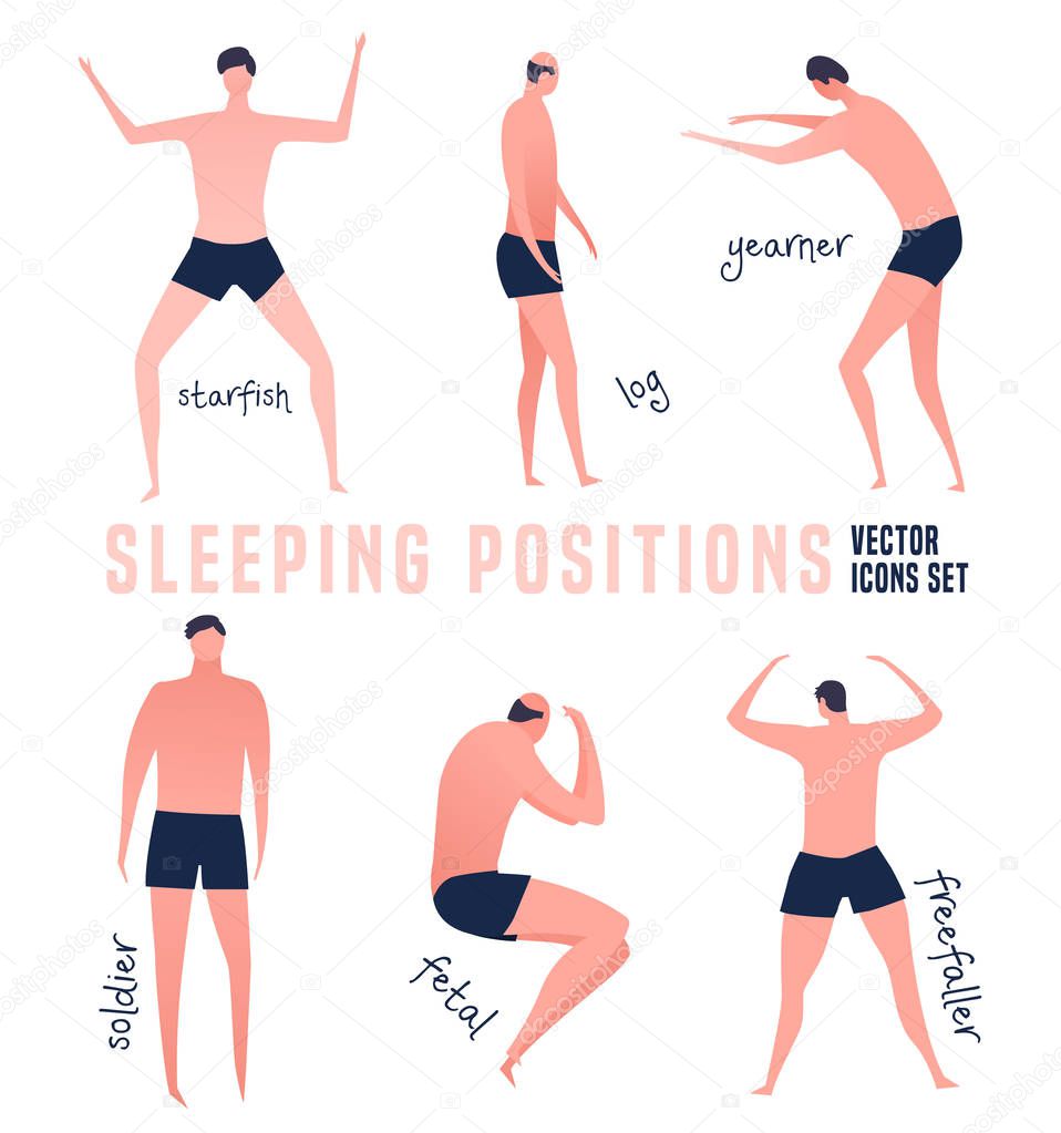 Different sleeping positions