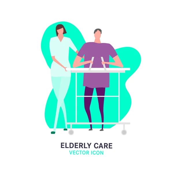 Ikona Domu důchodců — Stockový vektor