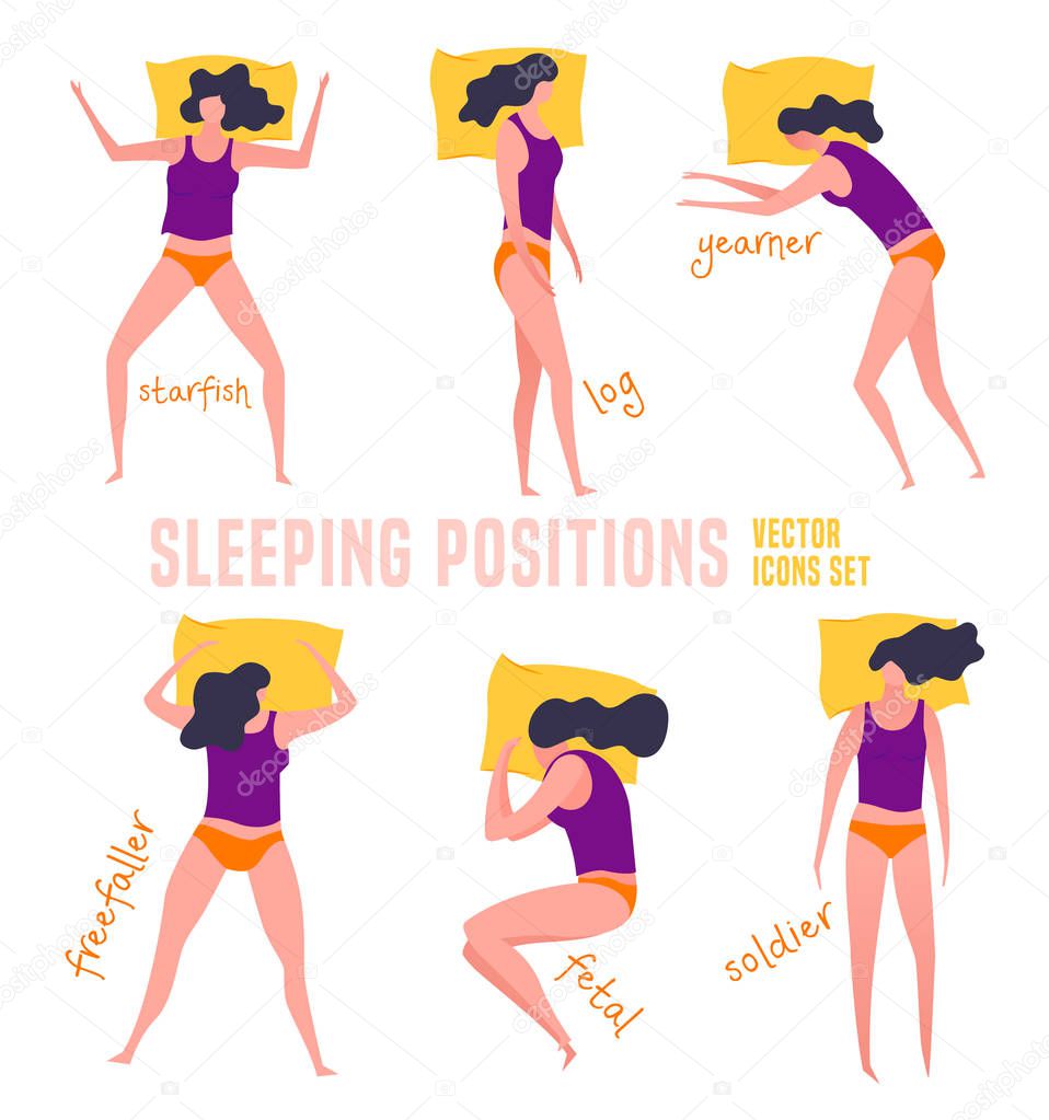 Different sleeping positions
