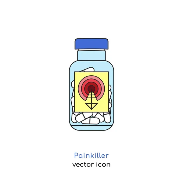 Segno di antidolorifici — Vettoriale Stock