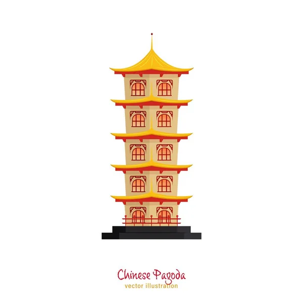 中国传统的宝塔 — 图库矢量图片