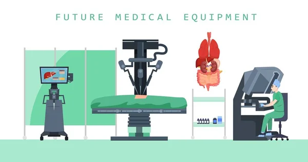 Equipamento médico moderno —  Vetores de Stock