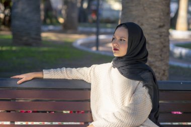 Müslüman model poz