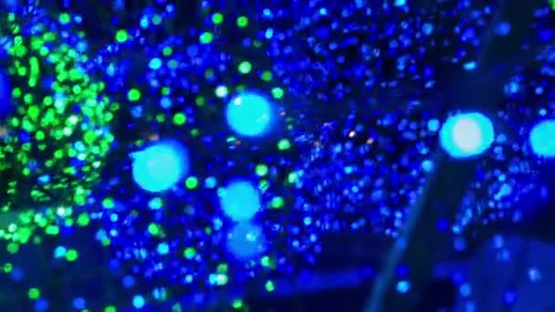 Ampoules de guirlande de Noël. Contexte. Bokeh !