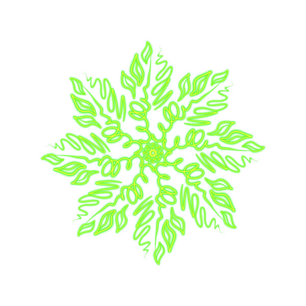 digital design of mandala oriental singh oriental pattern isolated background  art decor flame snow  creative print 