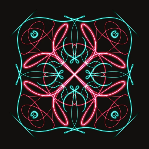 Int Mandala Disegno Orientale Forma Geometrica — Foto Stock