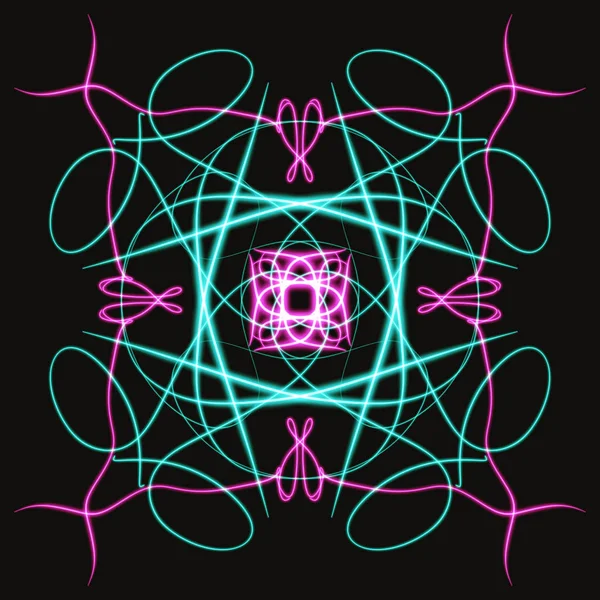 Int Mandala Disegno Orientale Forma Geometrica — Foto Stock