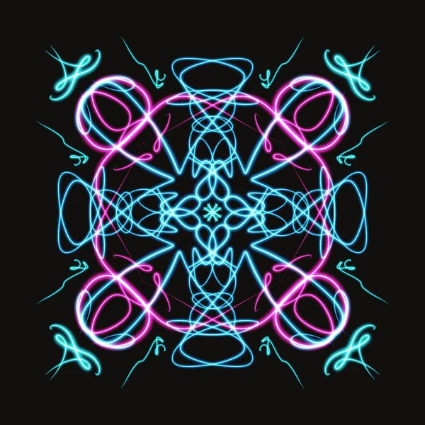 Int Der Mandala Zeichnung Orientalische Geometrische Form — Stockfoto