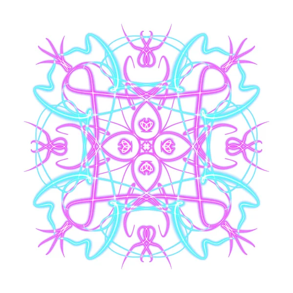 Int Mandala Dessin Forme Géométrique Orientale — Photo