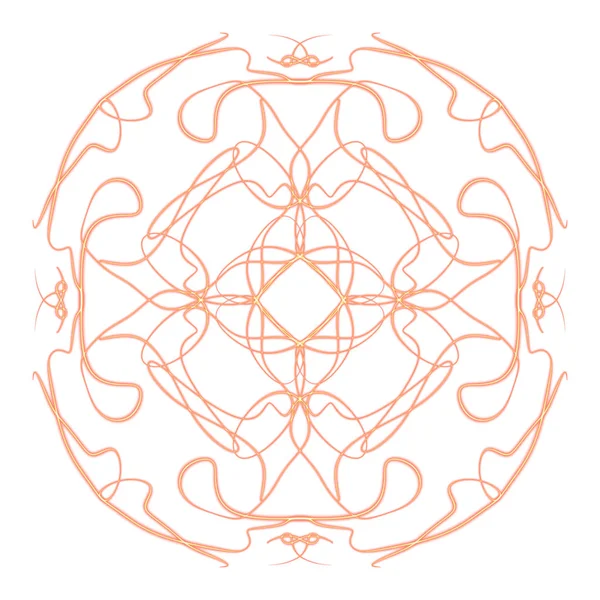 Digitale Tekening Van Mandala Afdrukken Decoratieve Vorm — Stockfoto