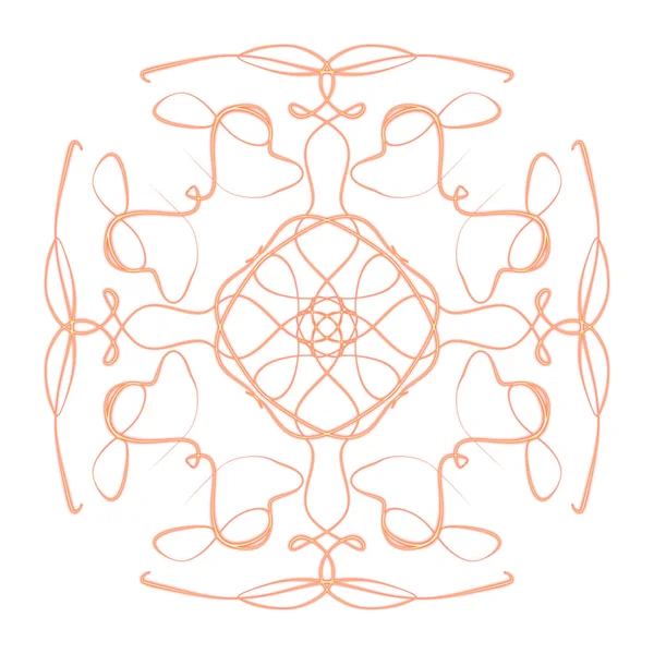 Digital Draw Mandala Print Ornament Shape —  Fotos de Stock