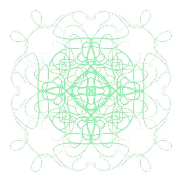 Ψηφιακή Κλήρωση Του Σχήματος Διακόσμησης Mandala — Φωτογραφία Αρχείου