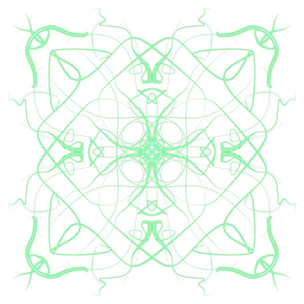 Digital Draw Mandala Print Ornament Shape —  Fotos de Stock