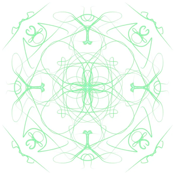 DIGITAL DRAW OF MANDALA PRINT ORNAMENT SHAPE