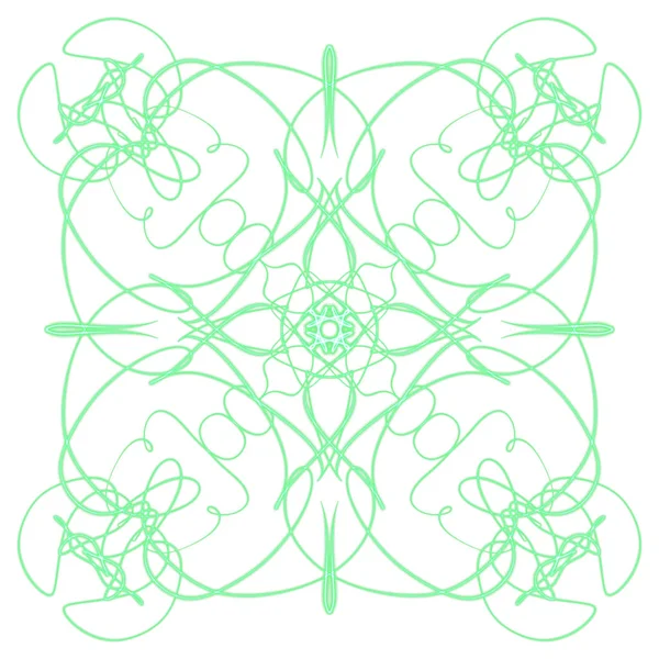 Mandala Yazdırma Süsleme Şeklinin Dijital Çizimi — Stok fotoğraf