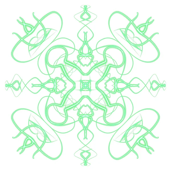Digitale Zeichnung Von Mandala Print Ornament Form — Stockfoto