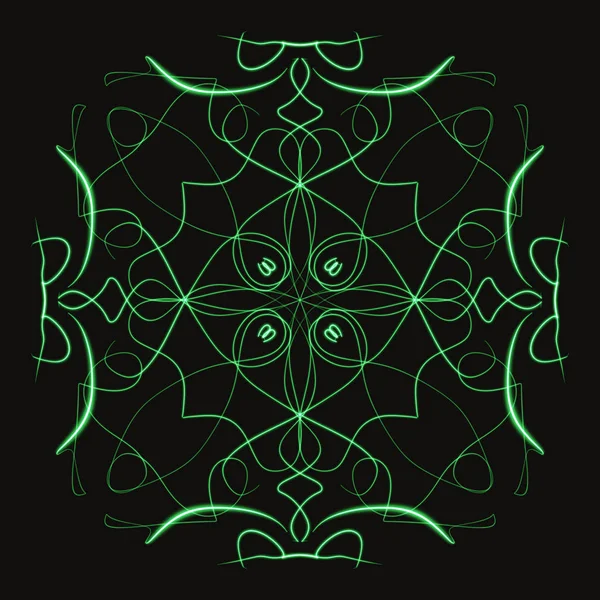 Digitale Zeichnung Von Mandala Print Ornament Form — Stockfoto