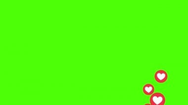 Kyiv, Ukrayna - 27 Ağustos 2019: Facebook gibi sosyal medya ikonu renkli arkaplanda canlı stil animasyonu. Modern soyut başparmak yukarı simge hareketi.