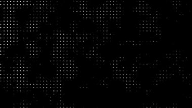 Kusursuz - Yarım tonlu noktalar hareket arkaplanı, Dot karikatürist arkaplan, Yarıtonik çizgi film. Dalga deseni. Retro ve Vintage Desen canlandırması