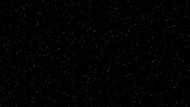 Nacht sterrenhemel met fonkelende of knipperende sterren beweging achtergrond. Looping naadloze ruimte achtergrond — Stockvideo