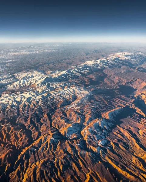 Вид с воздуха с самолета Лицензионные Стоковые Изображения