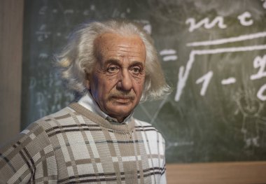 Madame Tussauds Bangkok'ta Albert Einstein Balmumu Figürü