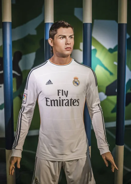 Cristiano Ronaldo Wax Figure at Madame Tussauds Bangkok — Stock Photo, Image