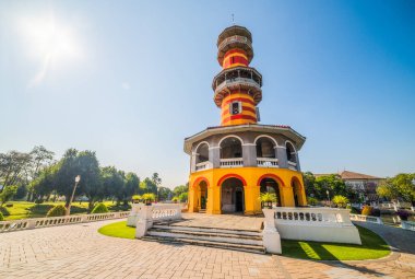 Withun Thasana Kulesi ya da Bang Pa-In Kraliyet Sarayı 'ndaki Sage Gözcüsü ya da Tayland' ın Ayutthaya Eyaleti 'ndeki Yaz Sarayı.