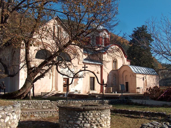 Patriarchat Pec Serbski Klasztor Prawosławny Xiii Wieku Znajduje Się Kosowie — Zdjęcie stockowe