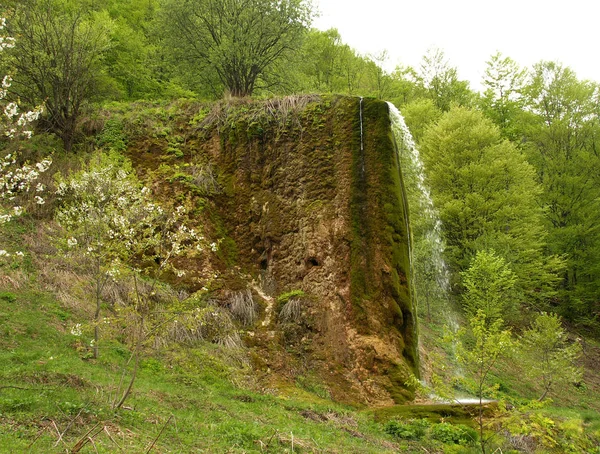 Naturaleza Serbia Maravillosa Vista Cascada Única Prskalo Situado Este Serbia — Foto de Stock